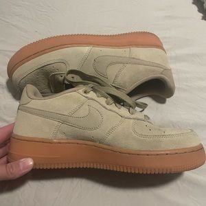 Nike Nude/Neutral Air-force sneakers